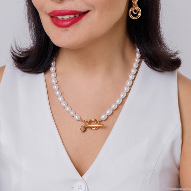 Колье Fiore Luna, String of Pearls Togl, BL4503 G